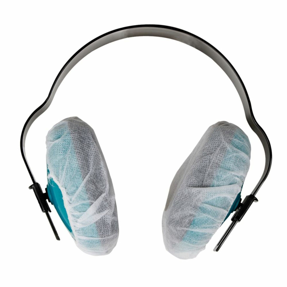 Disposable MRI headset covers — latex-free PP nonwoven hygiene covers, large 14cm